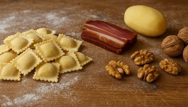 1kg di Pasta Ripiena a base di Carne o di Terra